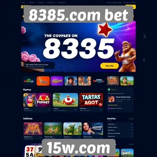 Avaliação do design do site 8385.com bet